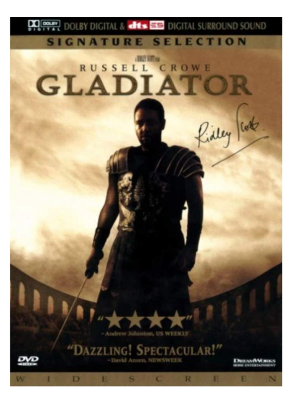 Gladiator DVD Signature Selection Dolby Digital Signature Selection Two Discs
